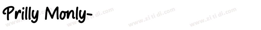 Prilly Monly字体转换